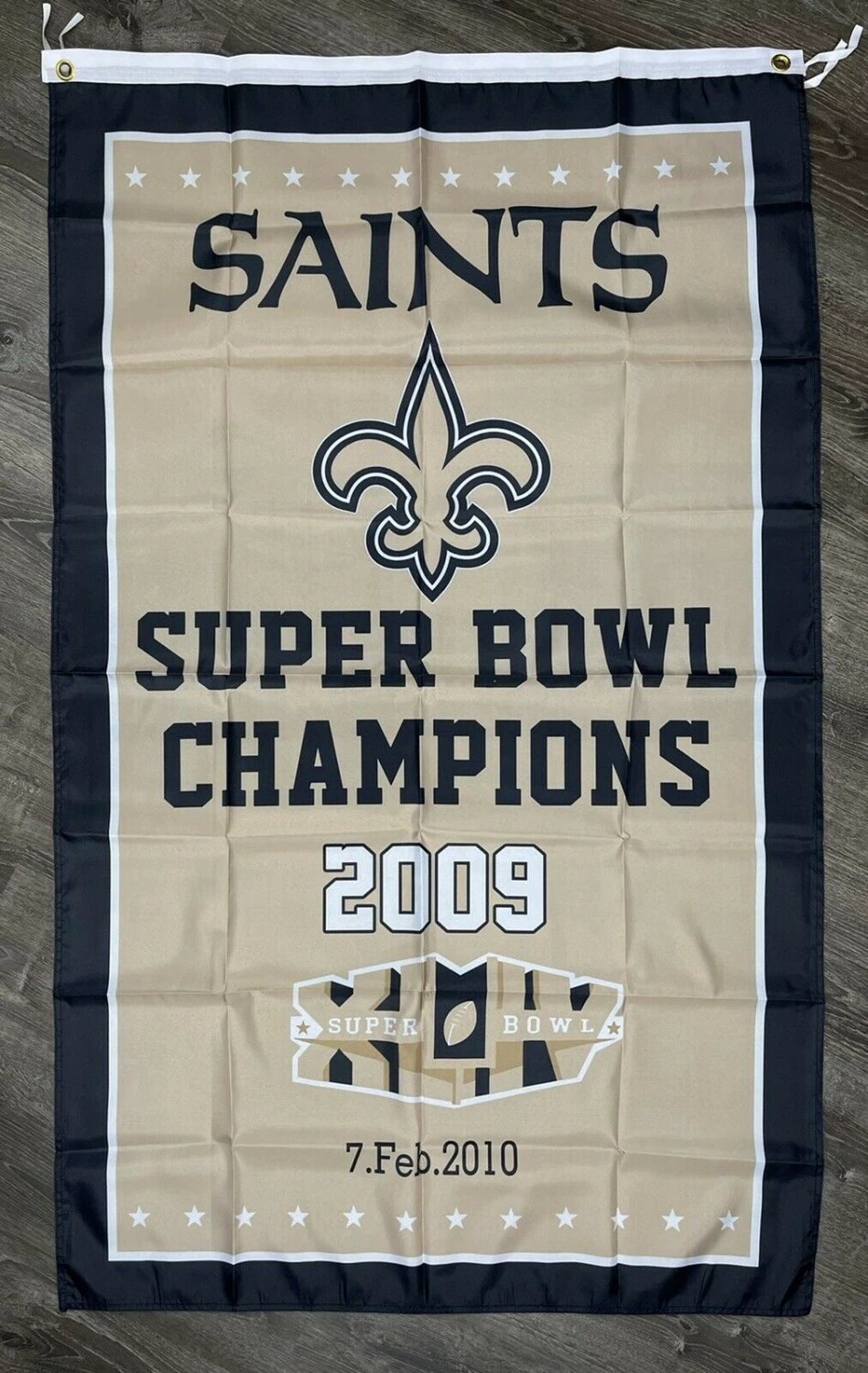 New Orleans Saints Super Bowl Championship Flag 3x5 Sport Banner Man-Cave by flagsjustdoit