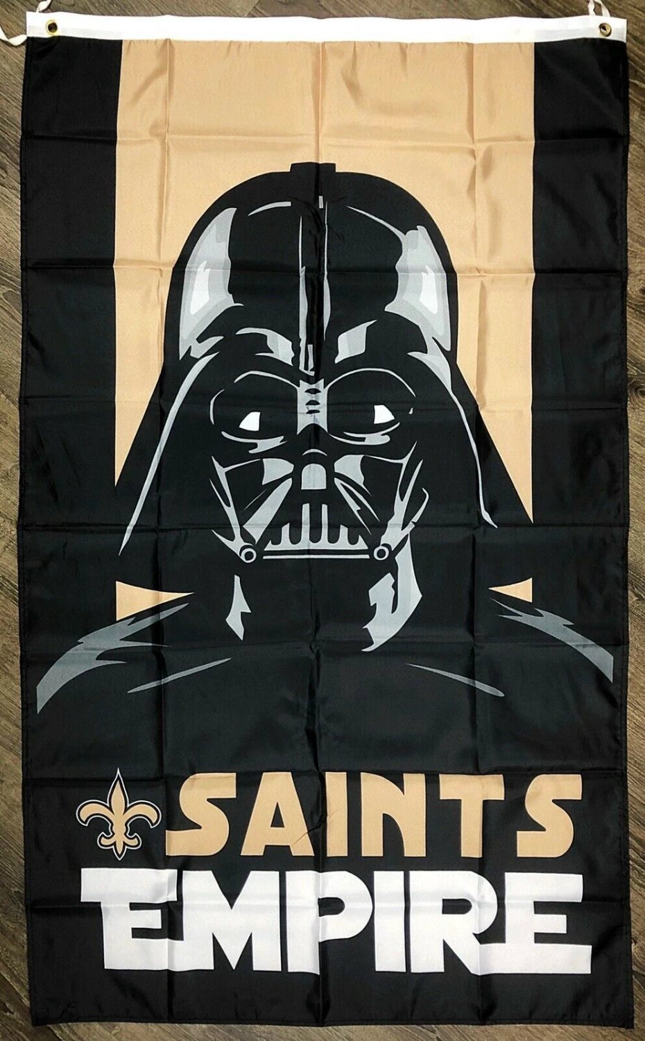 New Orleans Saints Vertical Saints Empire Flag 3x5 ft Banner Flag Man-Cave Garage by flagsjustdoit