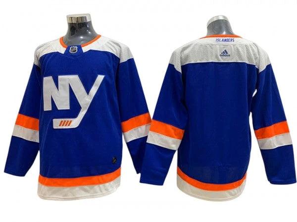 New York Islanders Blank Blue Alternate Jersey by Hockey David