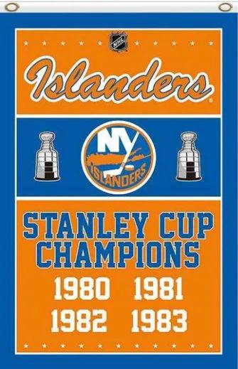 New York Islanders Champions Flag 3X5Ft Polyester Digital Print Banner USA by flagsjustdoit