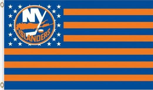 New York Islanders USA Flag 3X5Ft Polyester Digital Print Banner USA by flagsjustdoit