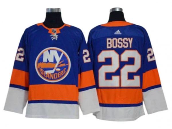 New York Islanders #22 Mike Bossy Blue Home Jersey by Hockey David
