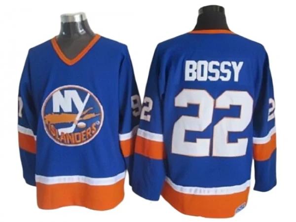 New York Islanders #22 Mike Bossy Vintage CCM Jersey - Blue by Hockey David