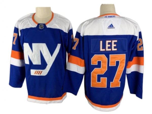 New York Islanders #27 Anders Lee Blue Alternate Jersey by Hockey David