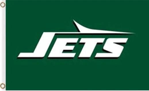 New York Jets Blue Flag 3X5 Ft Polyester Banner USA 90x150cm by flagsjustdoit
