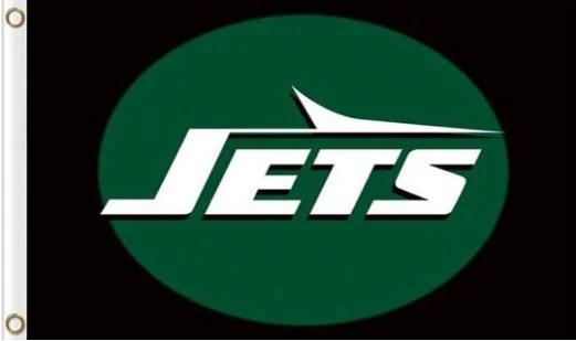New York Jets Flag 3X5 Ft Polyester Banner USA 90x150cm by flagsjustdoit