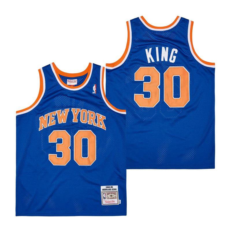 New York Knicks #30 King Movie Basketball Jersey White by My store basketball