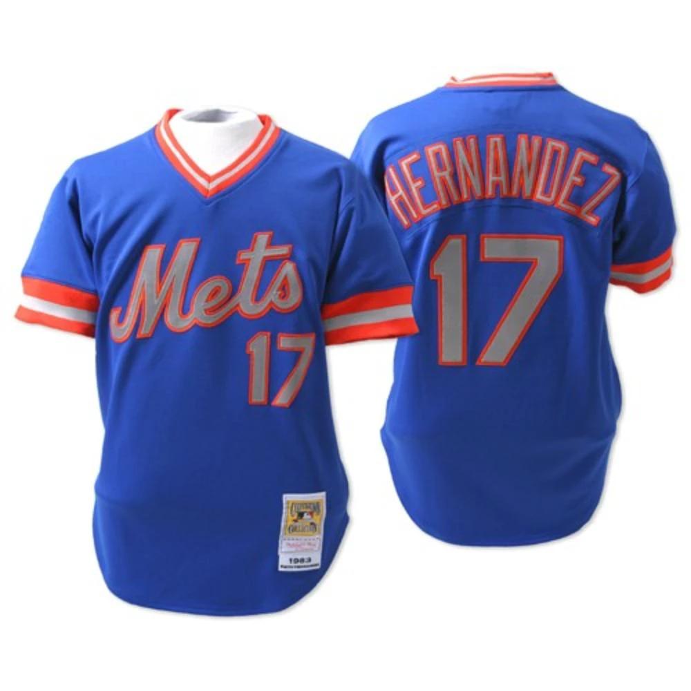 New York Mets Keith Hernandez Blue 1983 Throwback Pullover Jersey by My Store