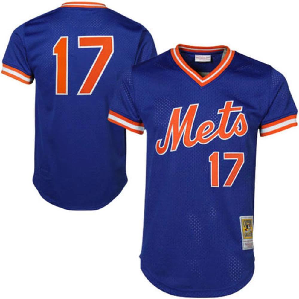 New York Mets Keith Hernandez Blue Throwback Mesh Pullover Jersey by My Store