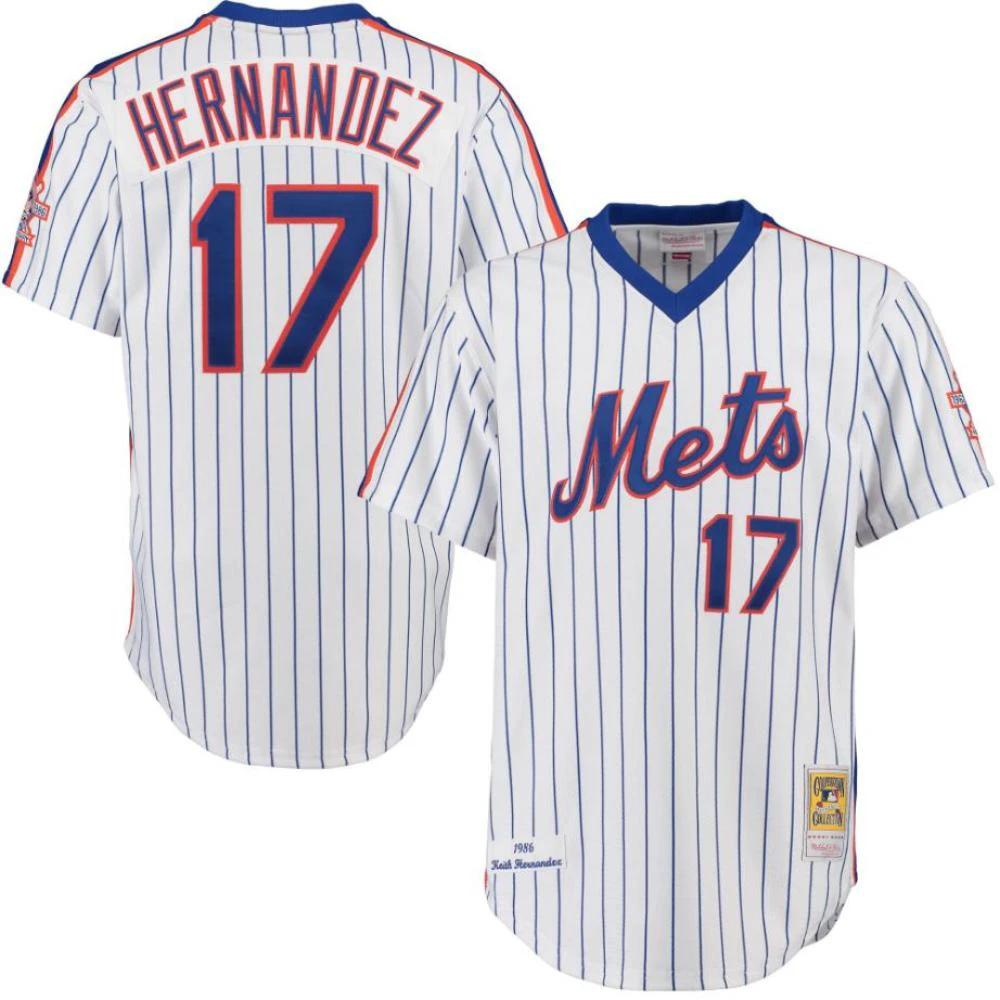 New York Mets Keith Hernandez White 1986 Throwback Pullover Jersey by My Store