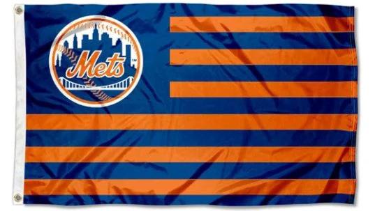 New York Mets Nation US flag 3X5Ft Banner USA Polyester with Brass Grommets by flagsjustdoit