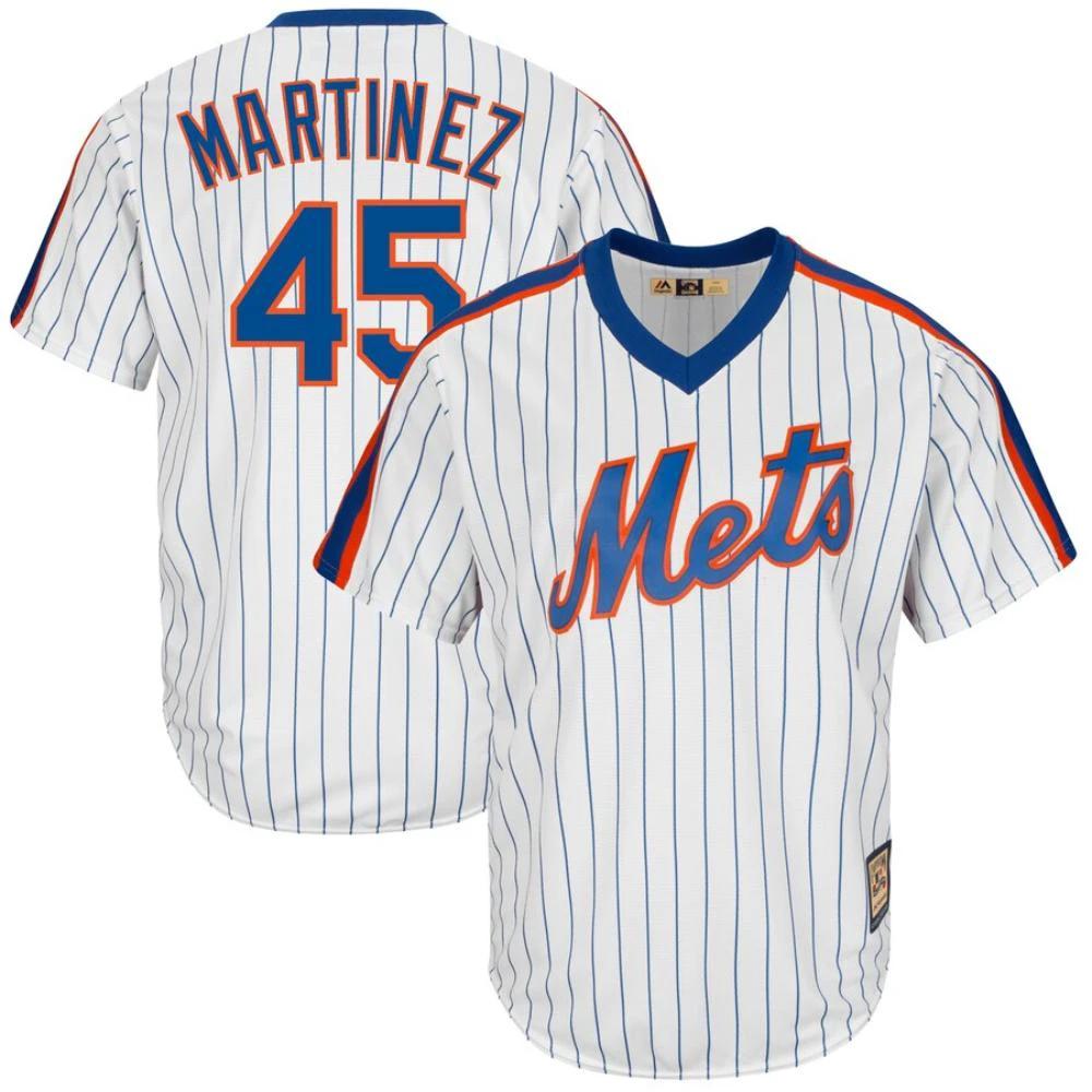 New York Mets Pedro Martinez White Throwback Pullover Jersey by My Store