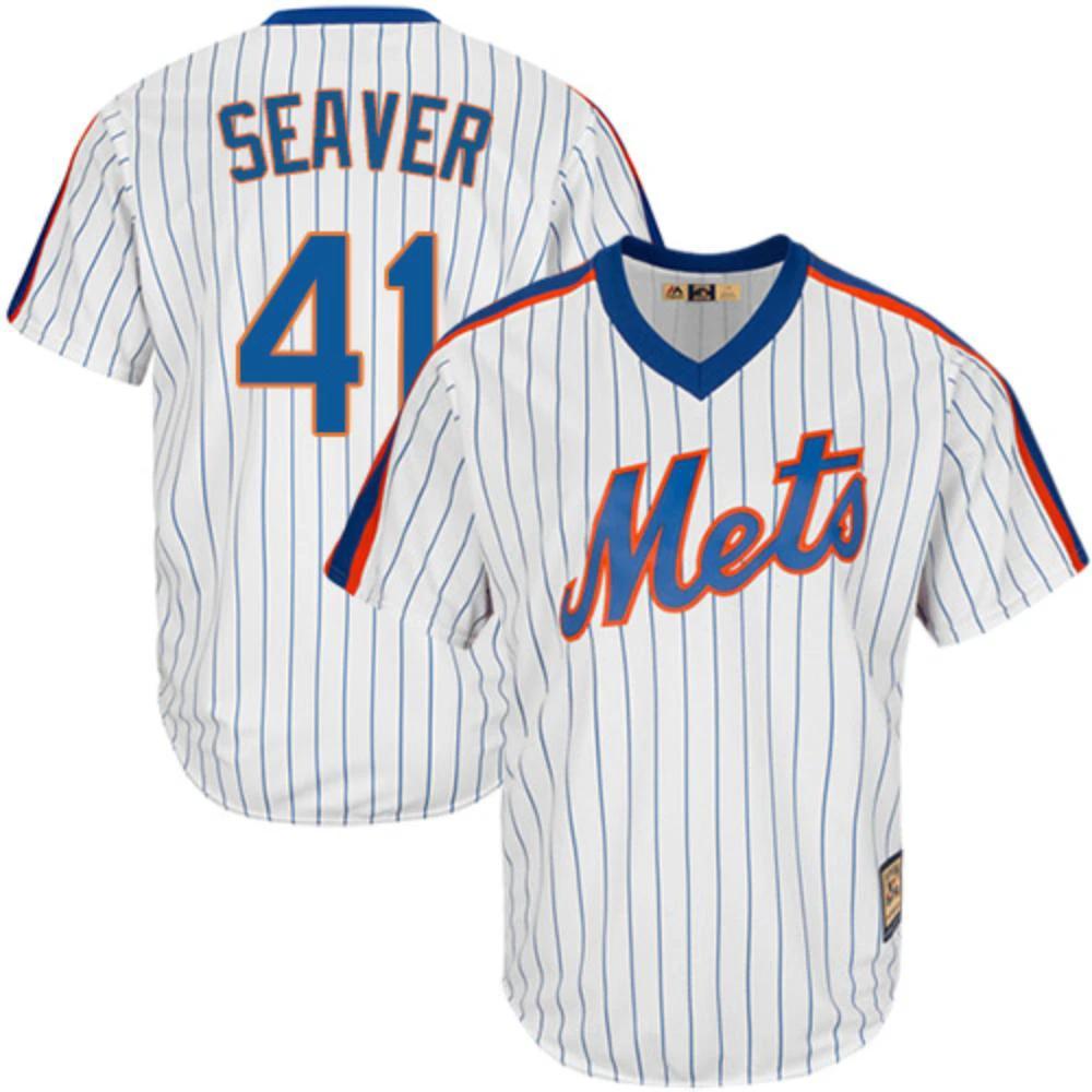New York Mets Tom Seaver White Throwback Pullover Jersey by My Store
