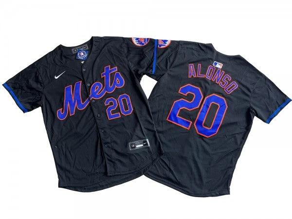 New York Mets #20 Pete Alonso Black Limited Jersey by My Store