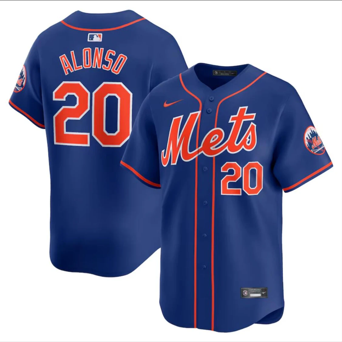 New York Mets #20 Pete Alonso Jersey Stitched Blue by My Store
