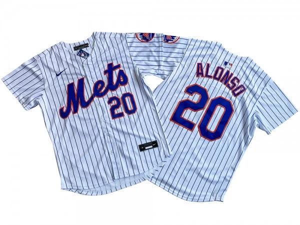 New York Mets #20 Pete Alonso White Limited Jersey by My Store