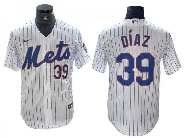 New York Mets #39 Edwin Díaz White Home Limited Jersey by My Store