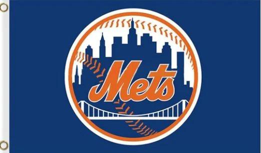 New York Mets flag 3X5Ft Banner USA Polyester with Brass Grommets by flagsjustdoit
