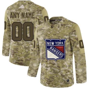 New York Rangers Camo Customized Jersey by Hockey David