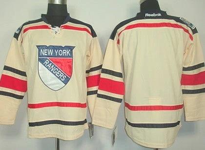 New York Rangers Customized 2012 Winter Classci Cream Jersey by Hockey David
