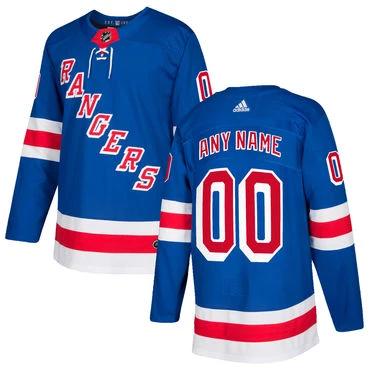 New York Rangers Royal Blue Home 2017-2018 Stitched NHL Jersey by Hockey David