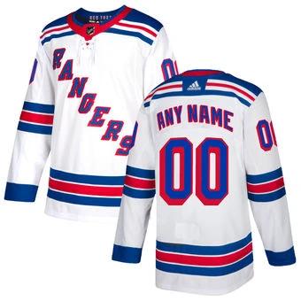 New York Rangers White Custom Jersey by Hockey David