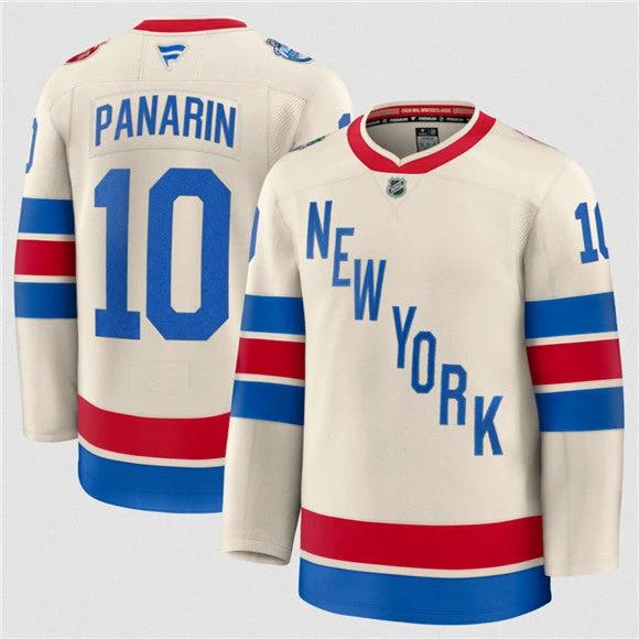 New York Rangers #10 Artemi Panarin Cream 2026 Winter Classic Stitched Hockey Jersey by Hockey David
