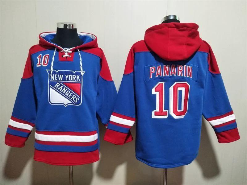 New York Rangers #10 Artemi Panarin Pullover Hoodie by Hoodie Pullover