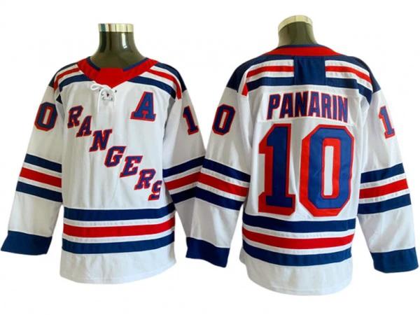 New York Rangers #10 Artemi Panarin White Away Jersey by Hockey David