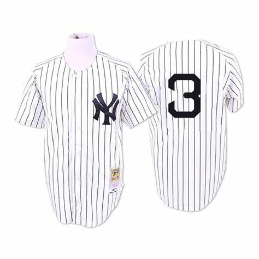 New York Yankees Babe Ruth White 1929 1932 Throwback Jersey by My Store