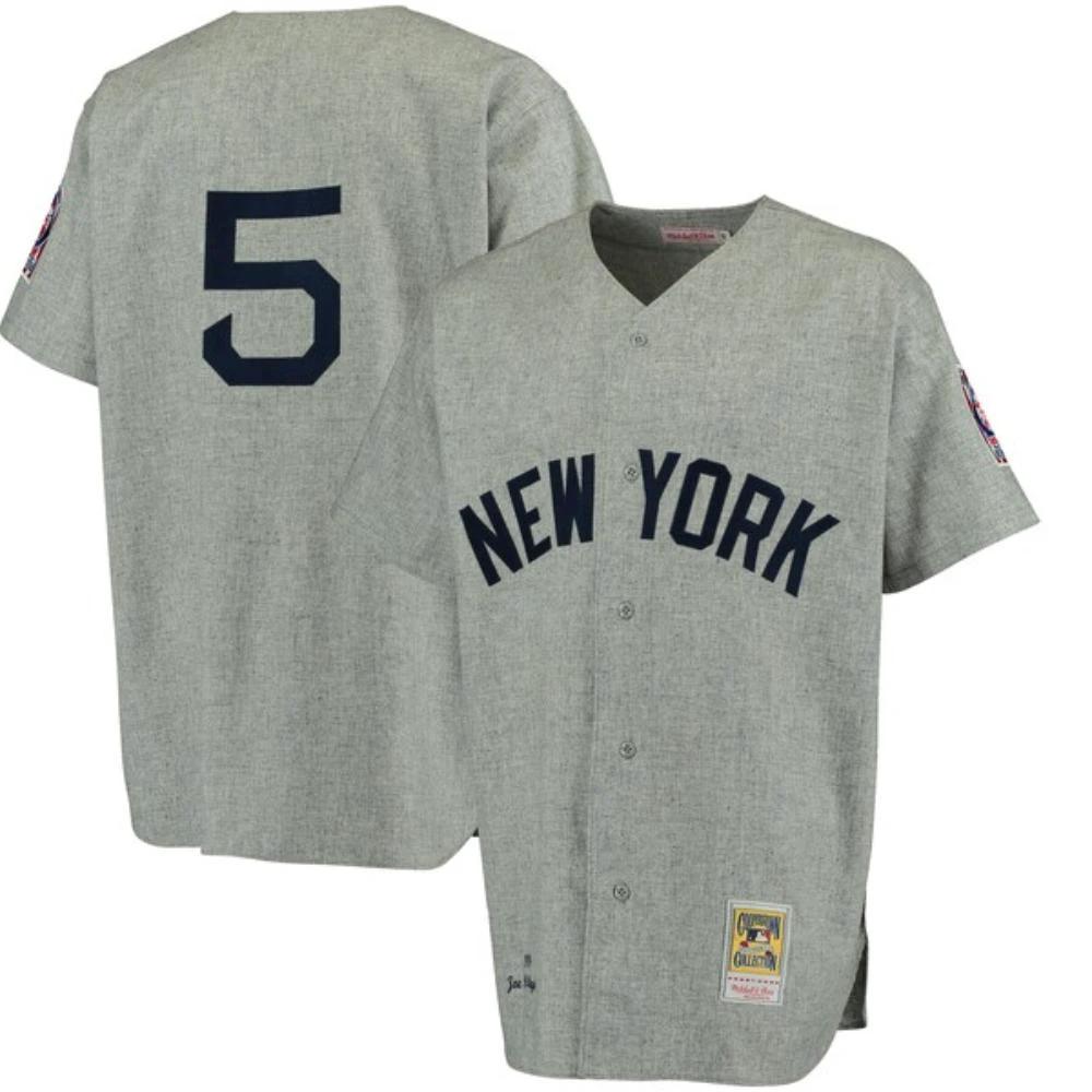 New York Yankees Joe DiMaggio Gray 1939 Throwback Jersey by My Store
