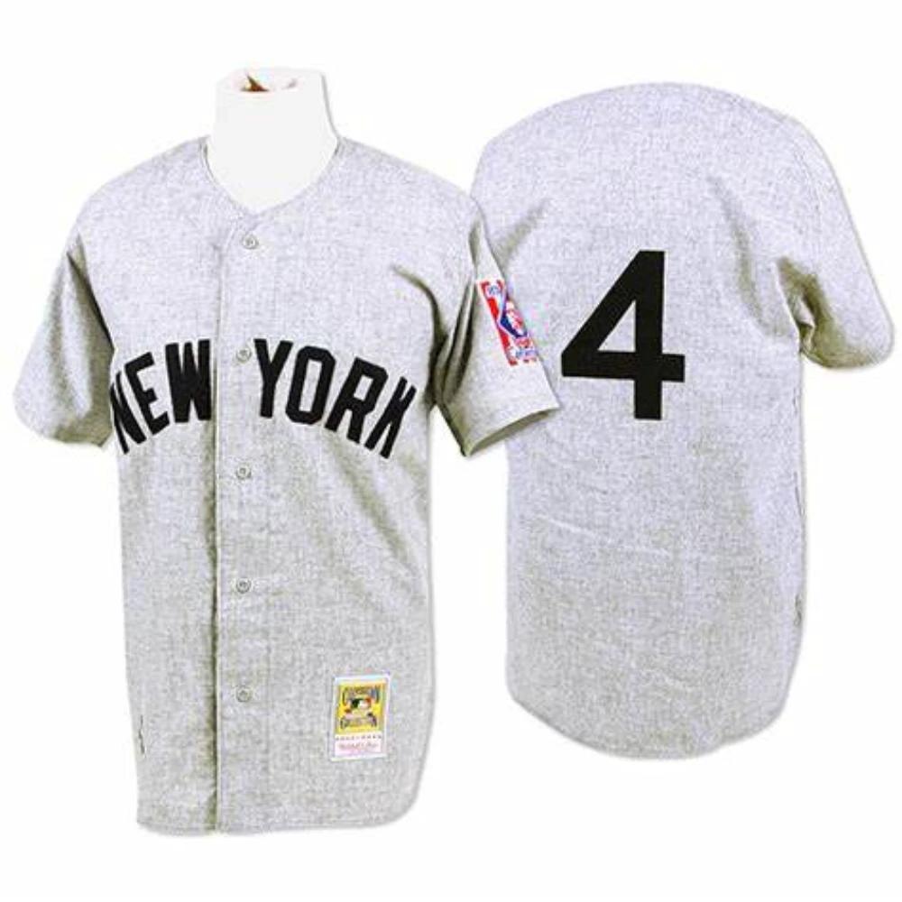 New York Yankees Lou Gehrig Gray 1939 Throwback Jersey by My Store