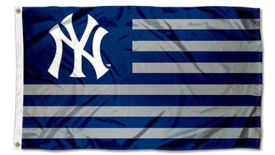 New York Yankees Nation flag 3X5Ft Banner USA Polyester with Brass Grommets by flagsjustdoit