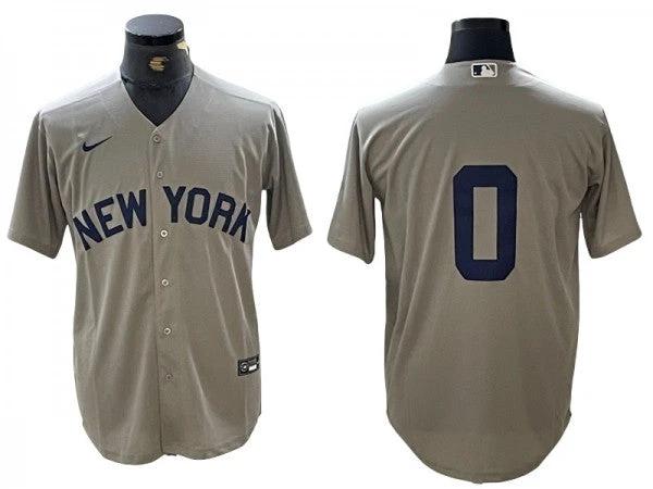 New York Yankees #0 Marcus Stroman Away Limit Jersey - Gray by My Store