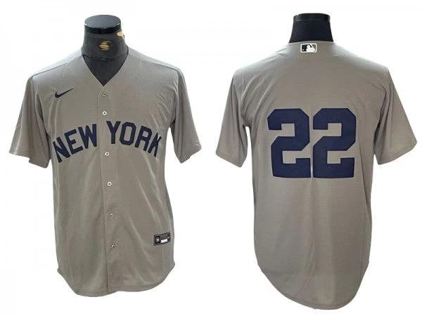 New York Yankees #22 Juan Soto Away Limit Jersey - Gray by My Store