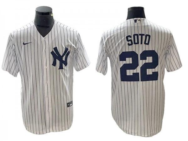 New York Yankees #22 Juan Soto Home Player Name Jersey - White by My Store