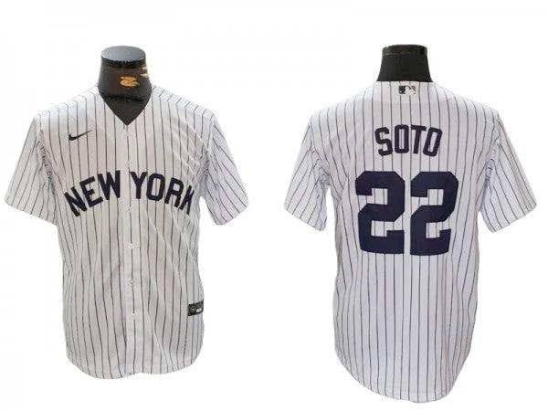 New York Yankees #22 Juan Soto Limited Jersey - White by My Store