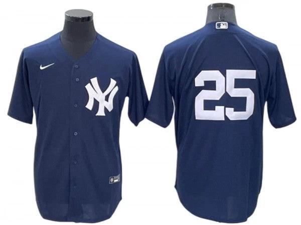 New York Yankees #25 Gleyber Torres Alternate Jersey – Navy by My Store