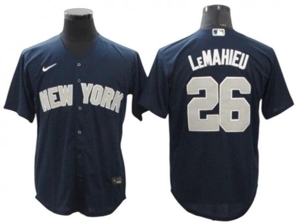 New York Yankees #26 DJ LeMahieu Alternate Player Name Jersey - Navy by My Store