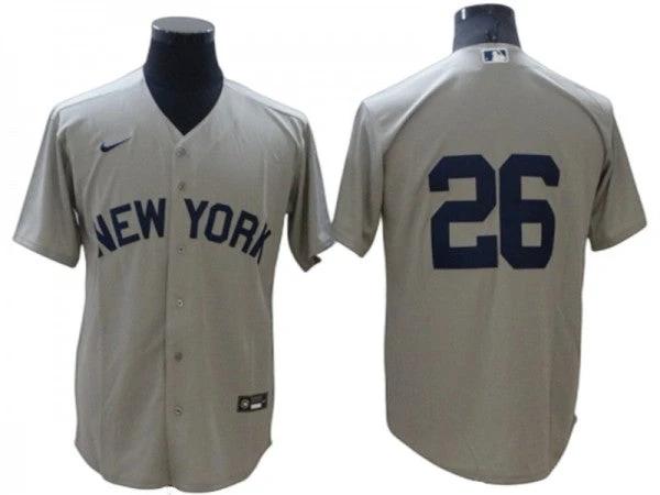New York Yankees #26 DJ LeMahieu Away Limit Jersey - Gray by My Store