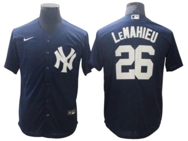 New York Yankees #26 DJ LeMahieu Navy Cool Base Jersey by My Store