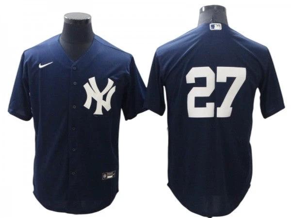 New York Yankees #27 Giancarlo Stanton Alternate Jersey - Navy by My Store