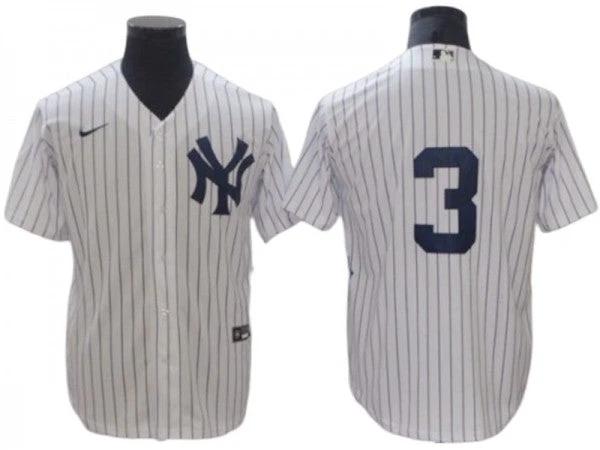 New York Yankees #3 Babe Ruth Home Limit Jersey - White by My Store