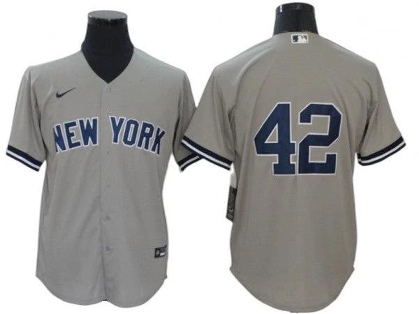 New York Yankees #42 Mariano Rivera Gray Road Limit Jersey by My Store