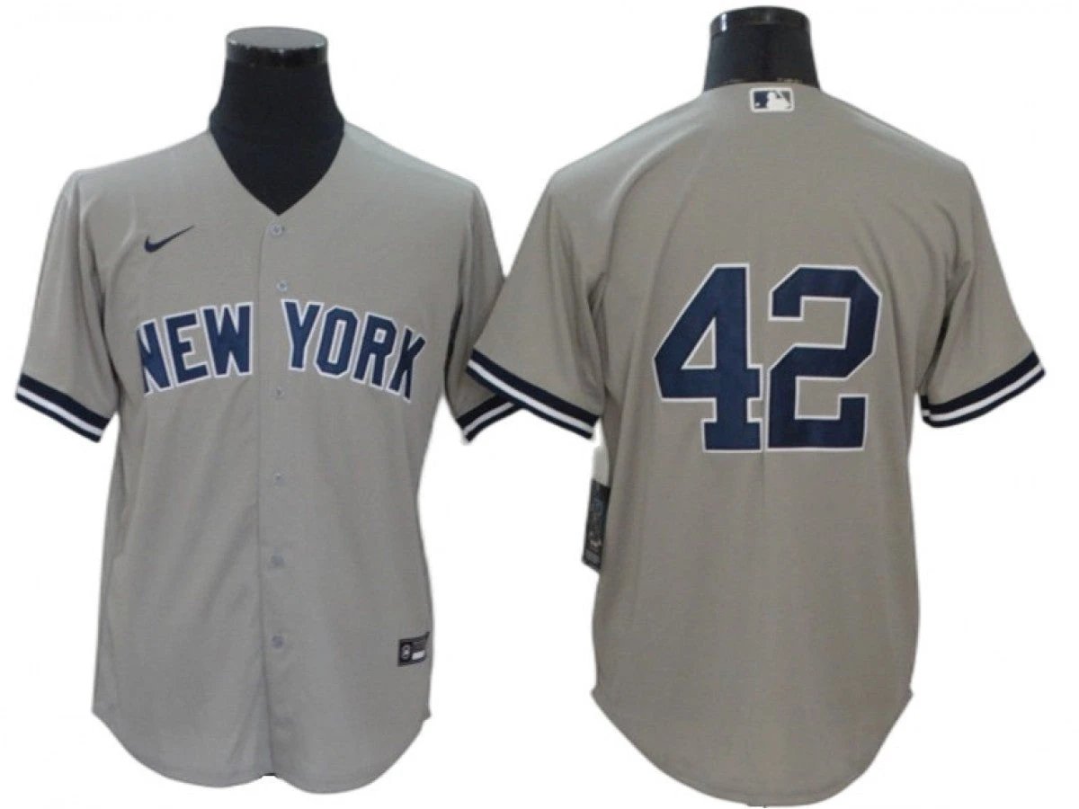 New York Yankees #42 Mariano Rivera Gray Road Limited Jersey by My Store