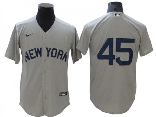 New York Yankees #45 Gerrit Cole Away Limit Jersey - Gray by My Store