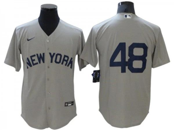 New York Yankees #48 Anthony Rizzo Away Limit Jersey - Gray by My Store