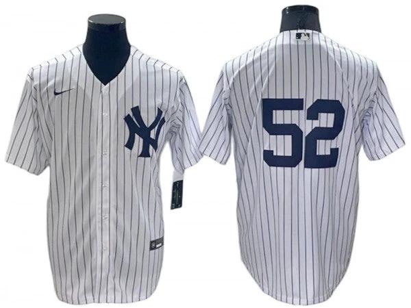 New York Yankees #52 Home Limit Jersey - White by My Store