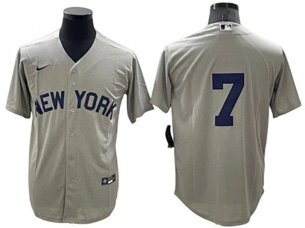 New York Yankees #7 Mickey Mantle Gray Away Limit Jersey by My Store