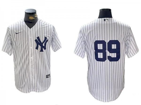 New York Yankees #89 Jasson Domínguez Home Limited Jersey - White by My Store